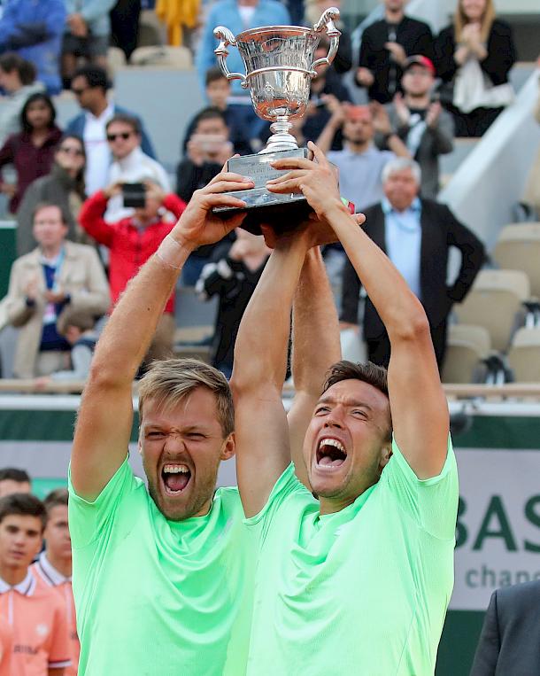 Kevin Krawietz und Andreas Mies als French-Open-Sieger