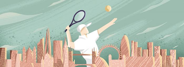 Weiße Kleidung bei Wimbledon und Erdbeeren mit Sahne