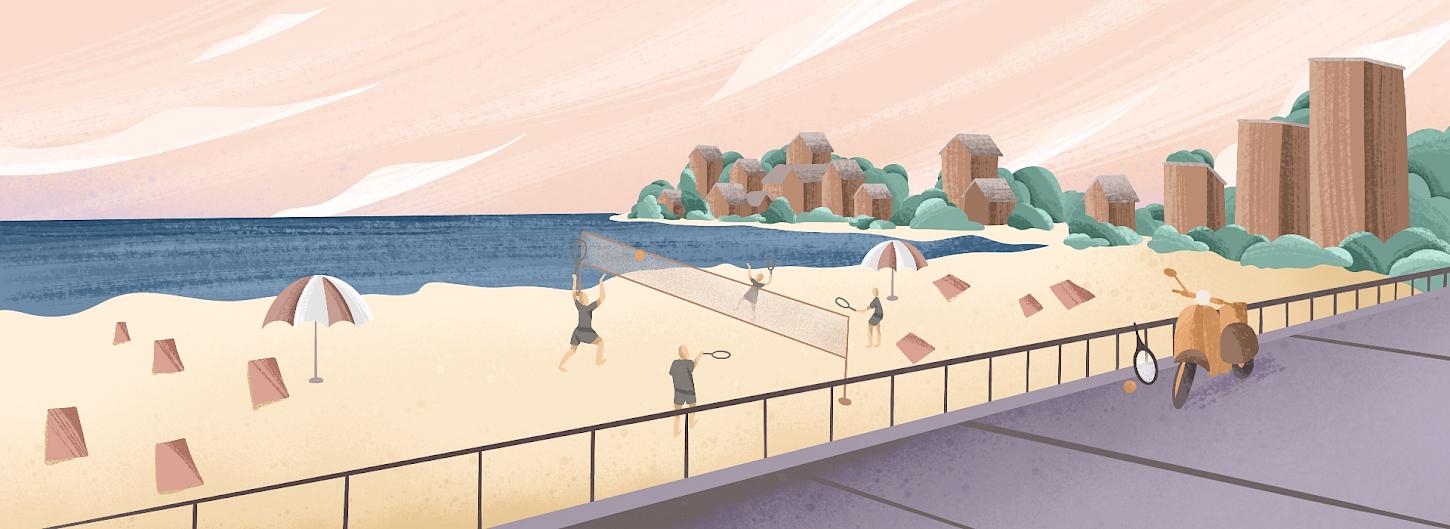 Darum ist Beach Tennis die Trendsportart am Strand von Italien